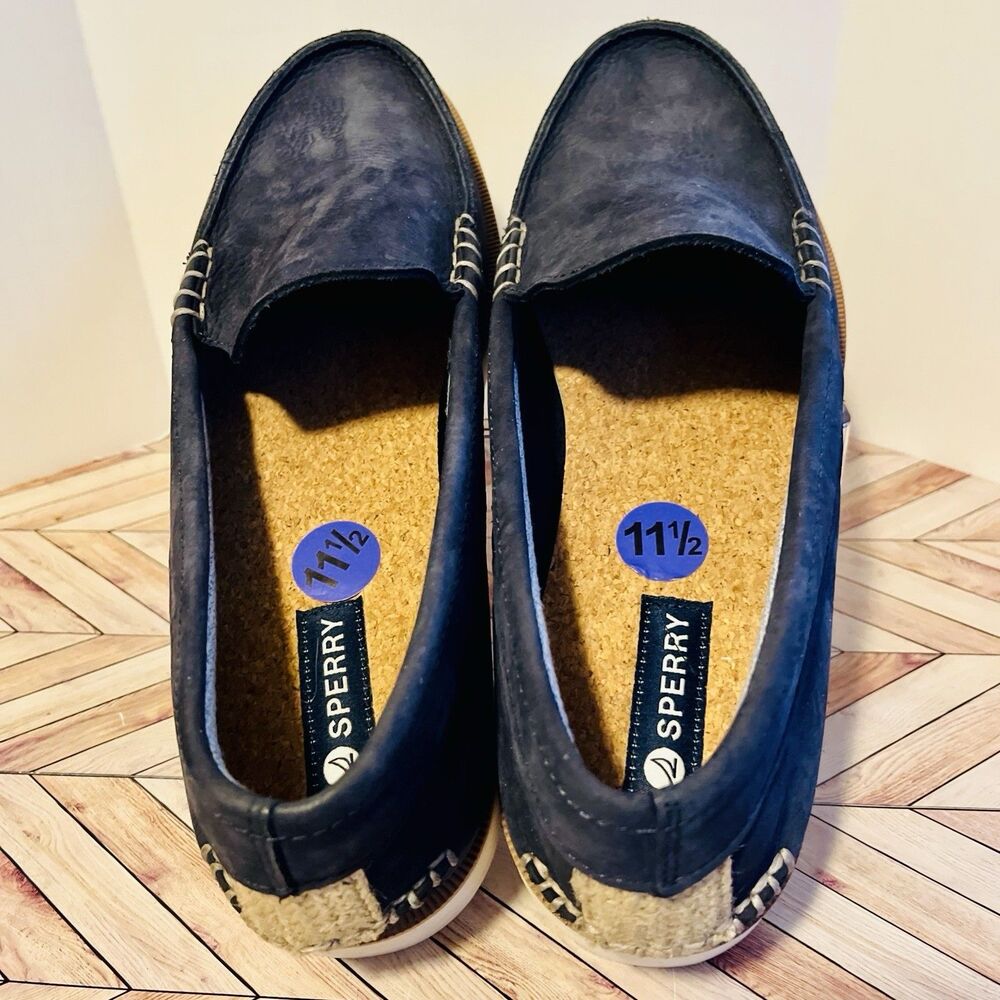 Sperry Authentic Original Double Sole Venetian Loafer M 11.5 Navy Blue STS25570 - Picture 4 of 8